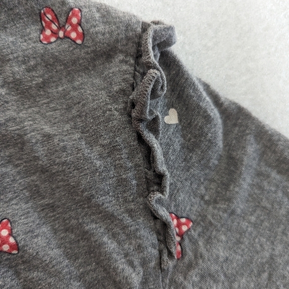 BABY Gap Disney Minnie Mouse red polka dot ribbon print long sleeve cotton 4T - Picture 4 of 6